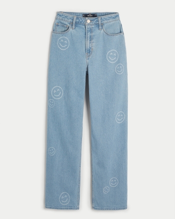 Hollister embroidered jeans outlet