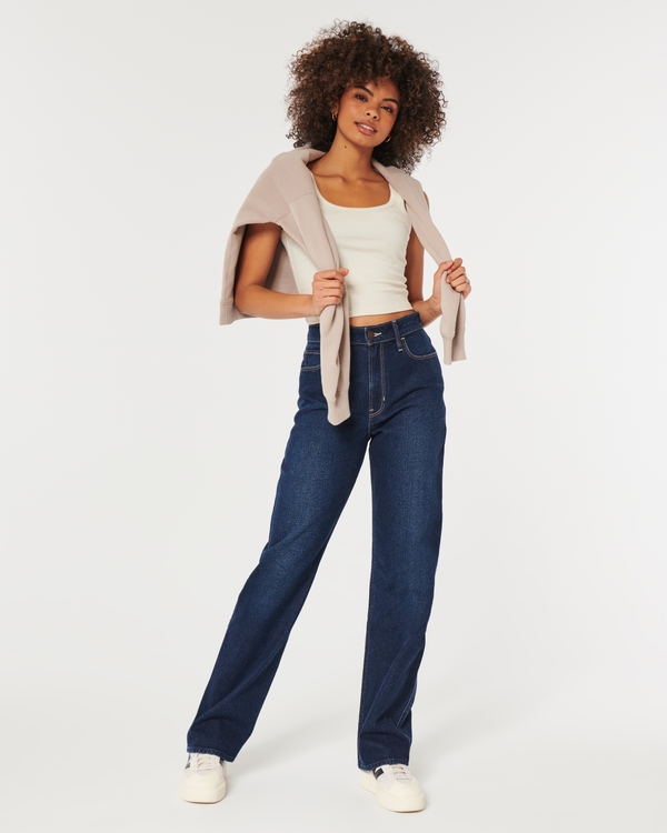 Hollister Co. + Ultra High-Rise Dad Jeans