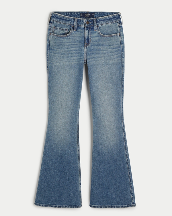 Women's Low-Rise Medium Wash Vintage Flare Jeans | Women's Bottoms ...