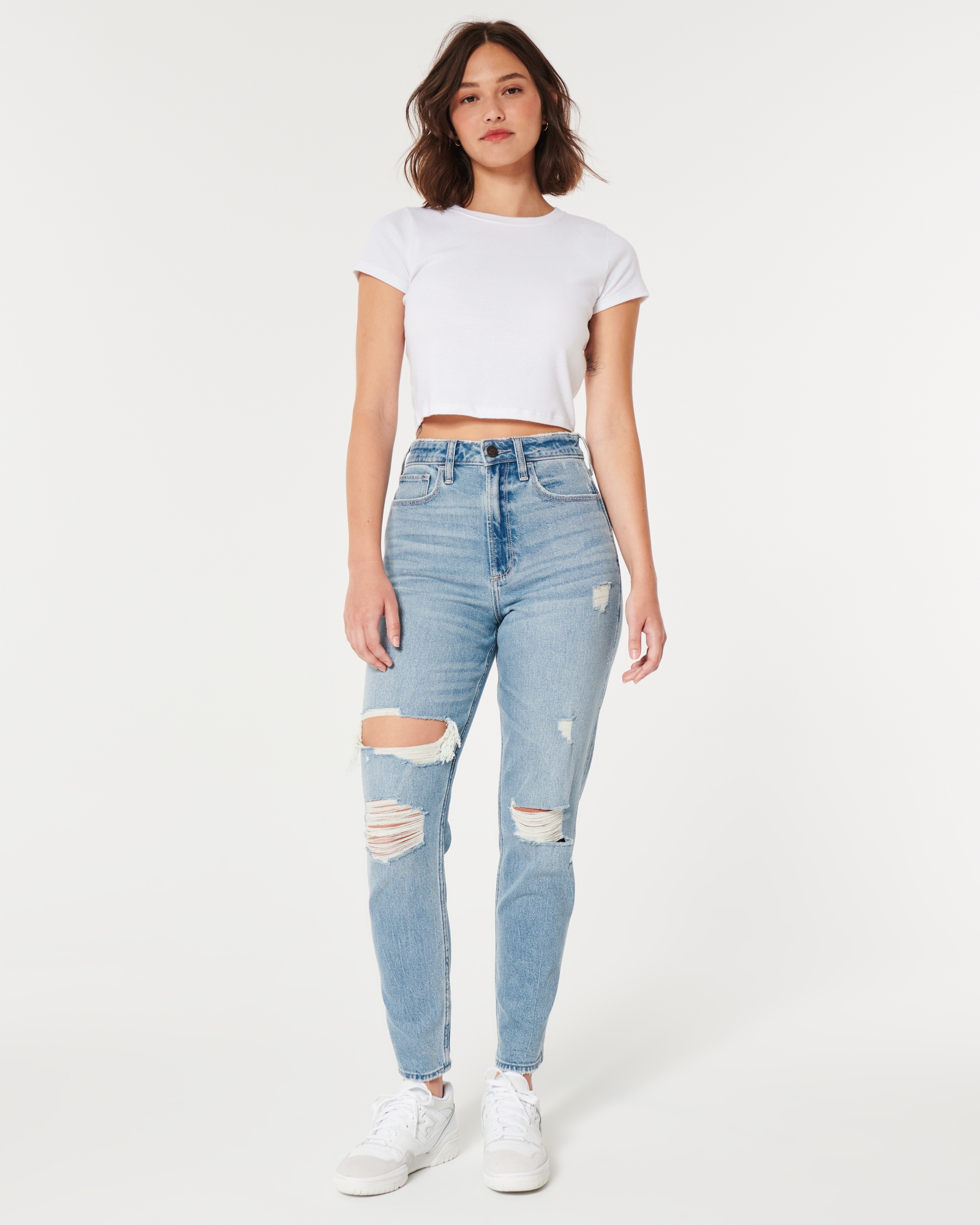 Hollister Co. Curvy Relaxed Jeans for Women