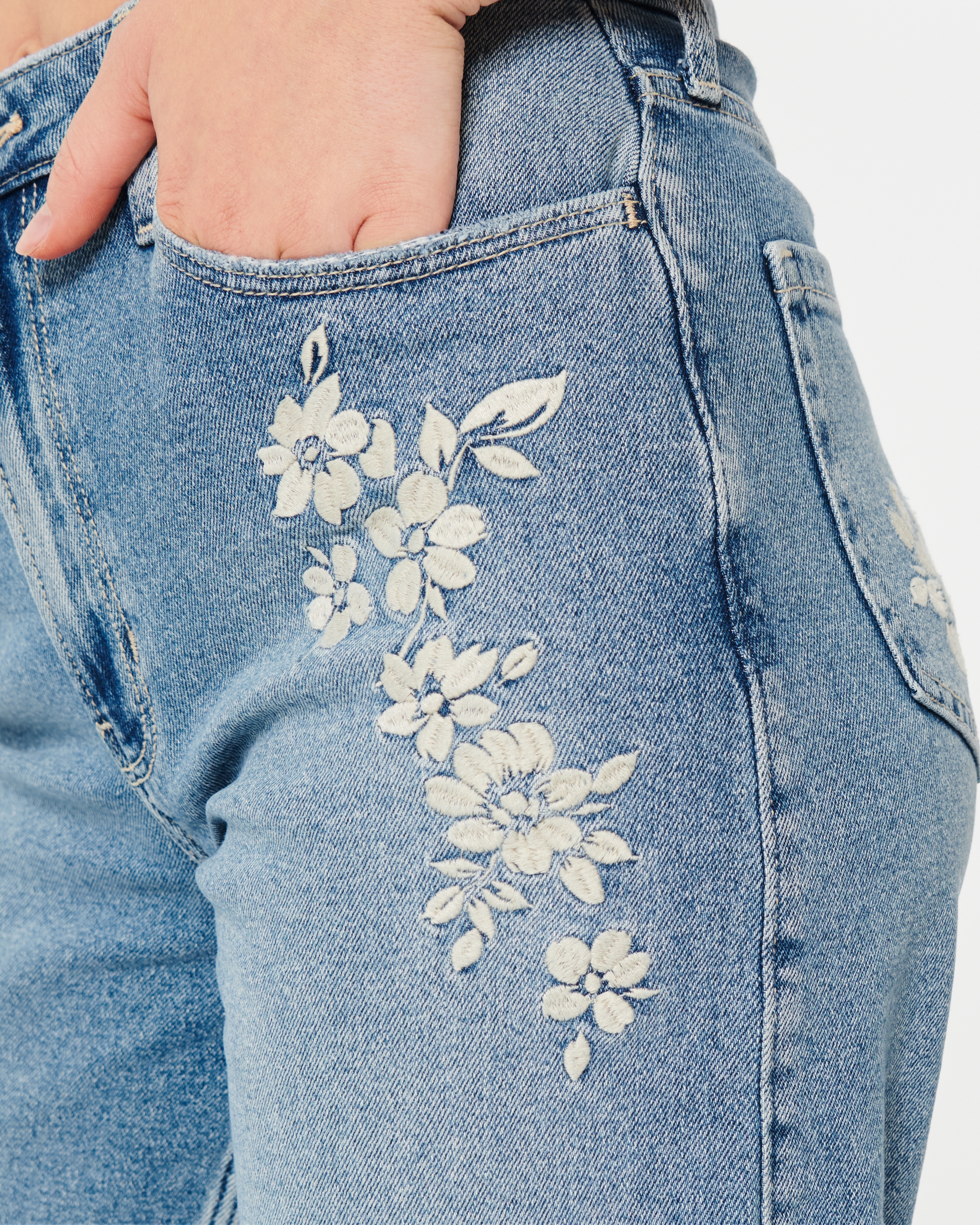 Hollister 2025 embroidered jeans