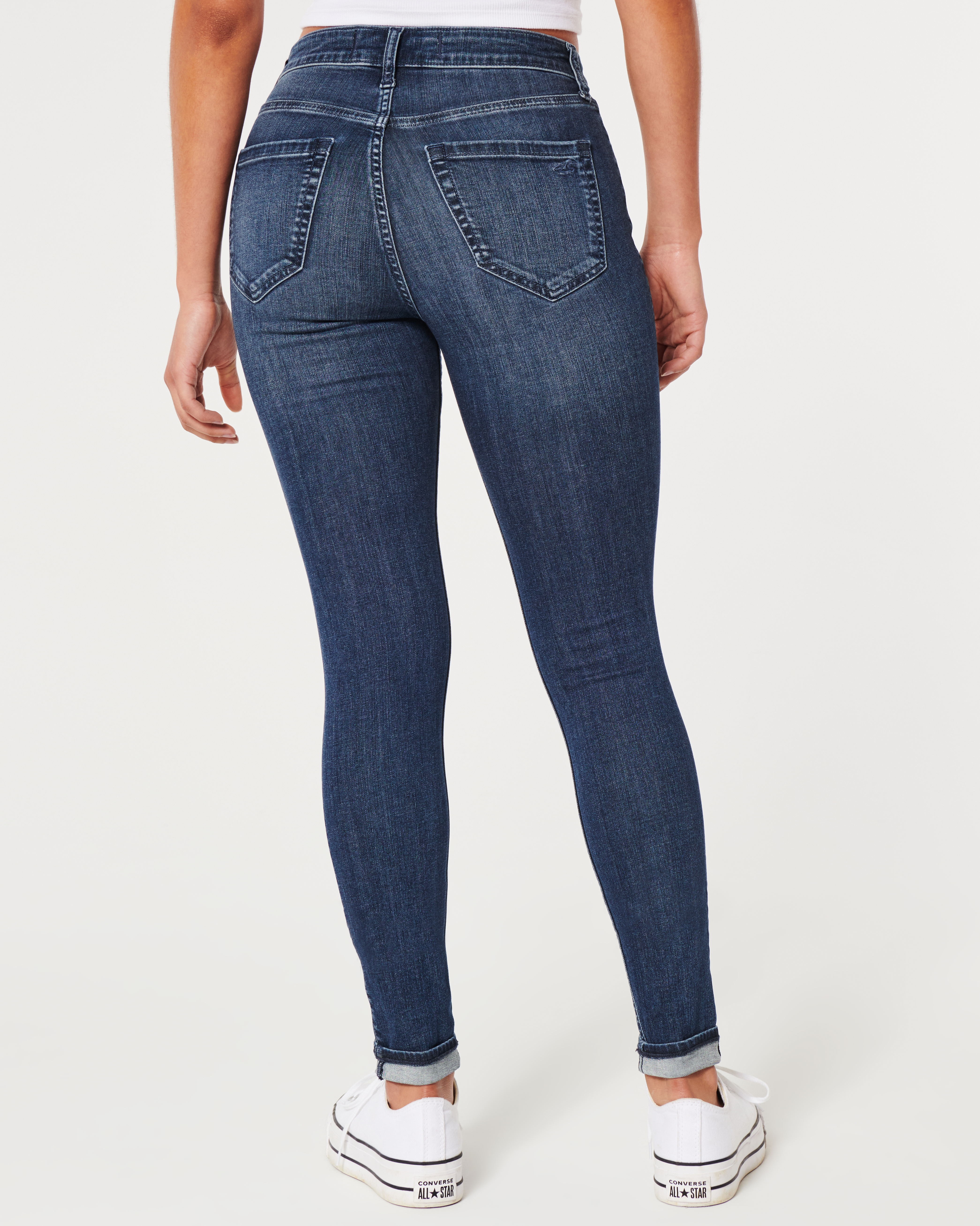 Jean leggings hollister on sale