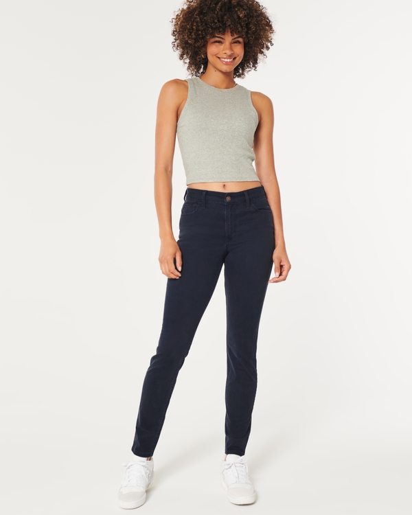 High-Rise Navy Super Skinny Jeans, Navy Dd