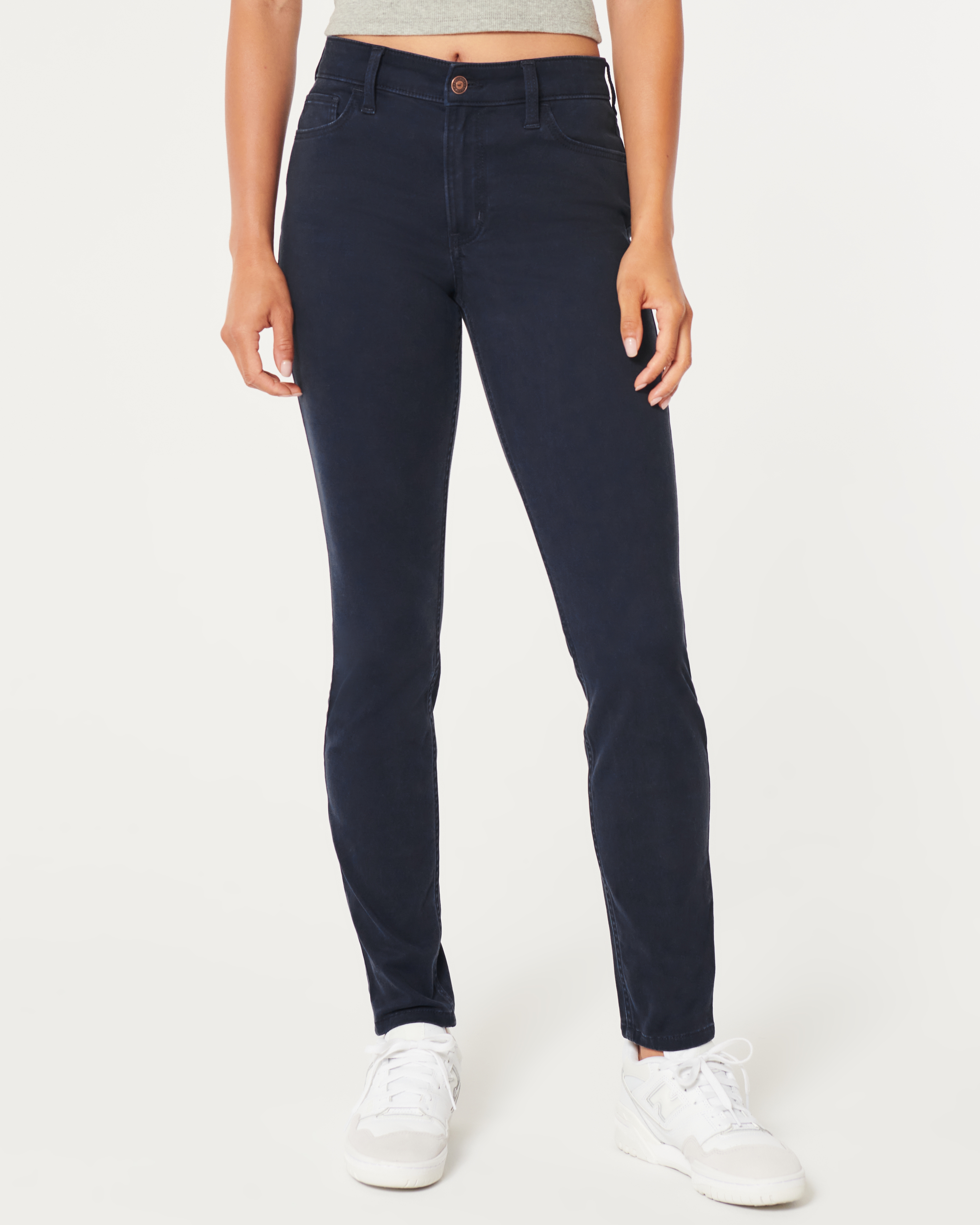 High-Rise Navy Super Skinny Jeans