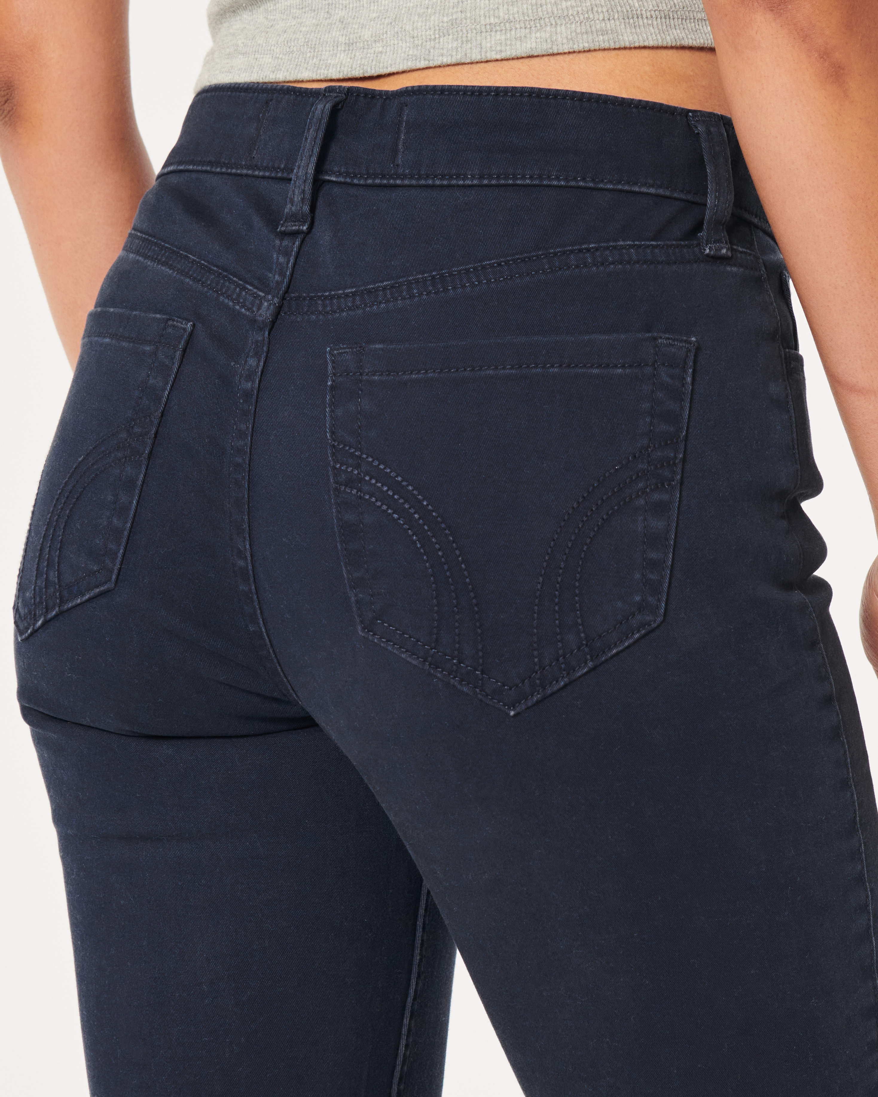 High-Rise Navy Super Skinny Jeans