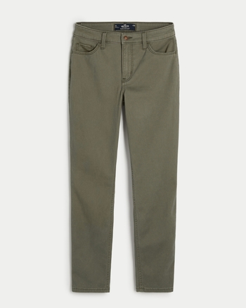 Olive skinny jeans sales