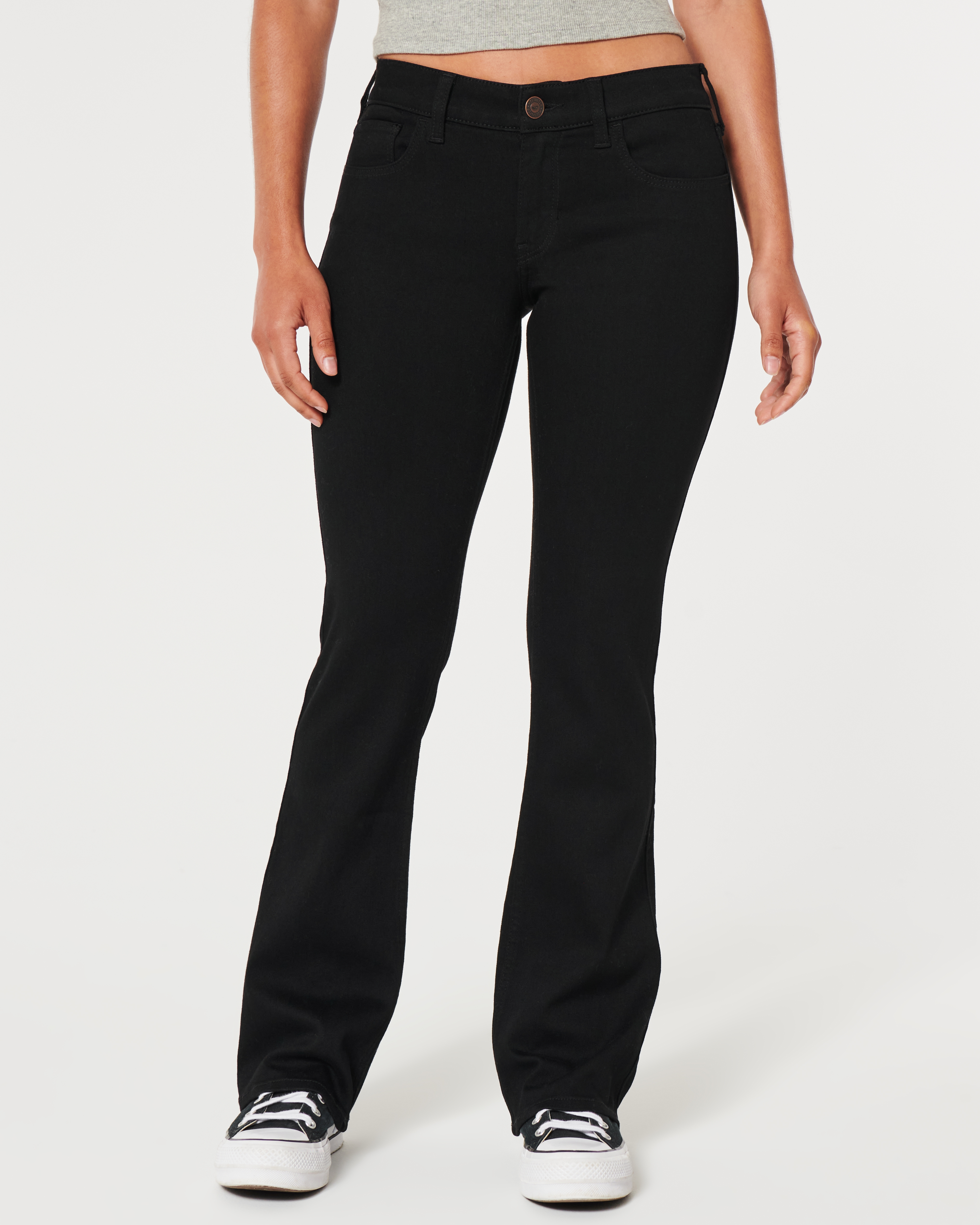 Hollister Low-rise Black Boot Jeans