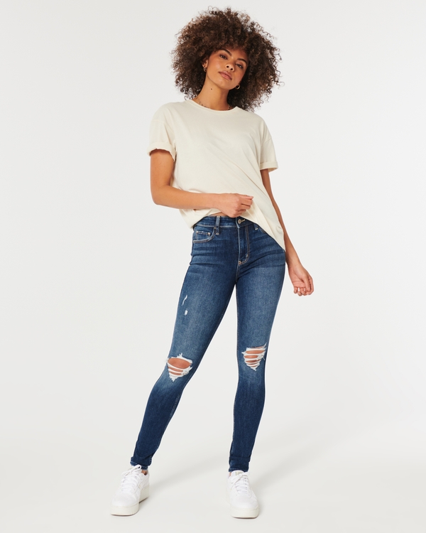 Ripped Jeans for Women | Distressed Jeans | Hollister Co.