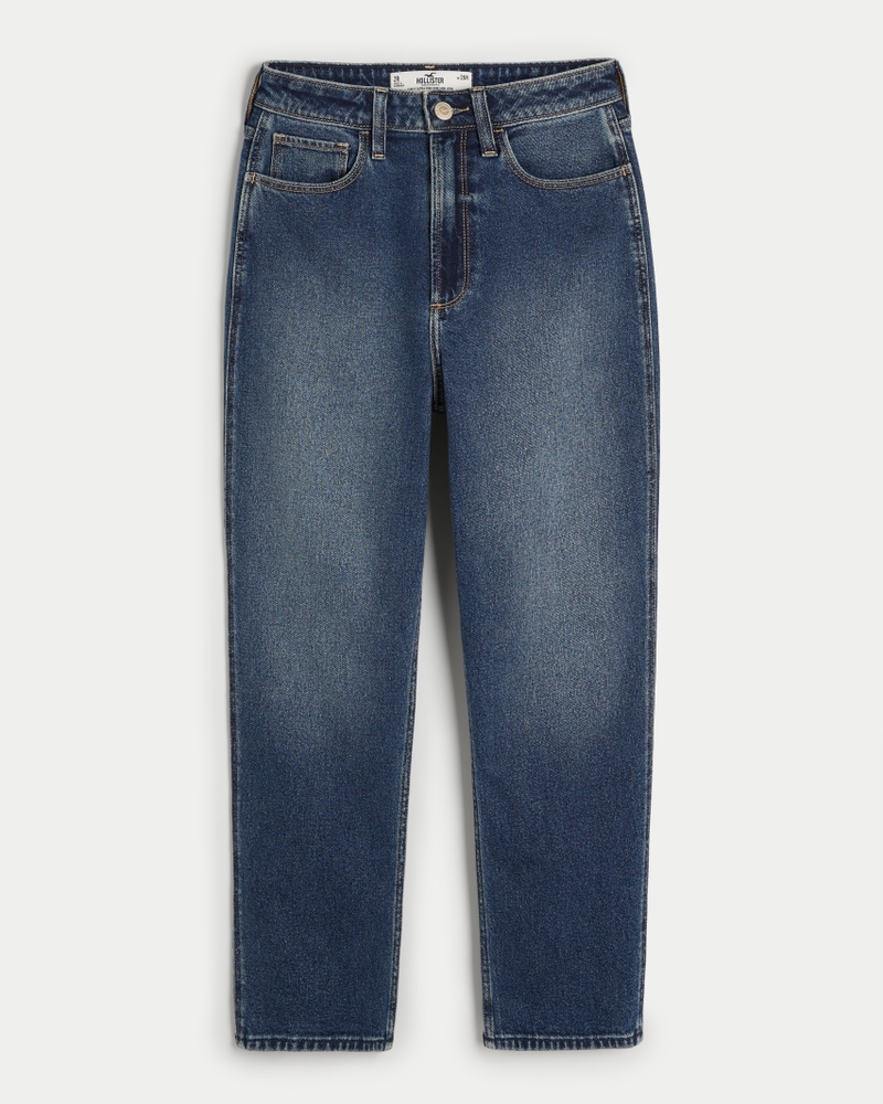 Hollister Hourglass skinny jeans in dark wash blue