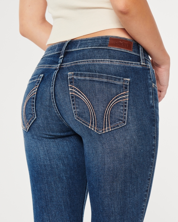 Curvy Low-Rise Dark Wash Super Skinny Jeans