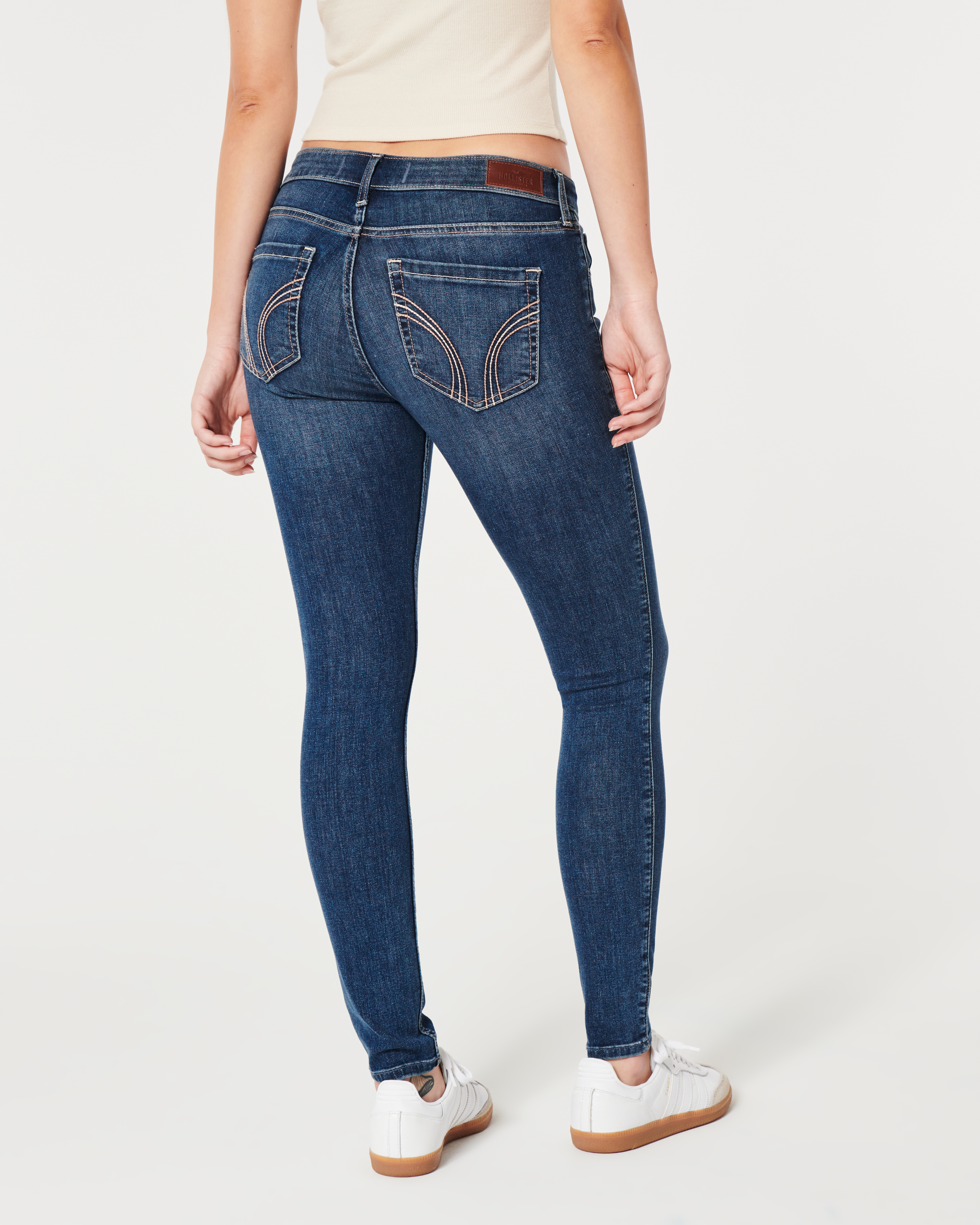 Hollister skinny jeans womens best sale