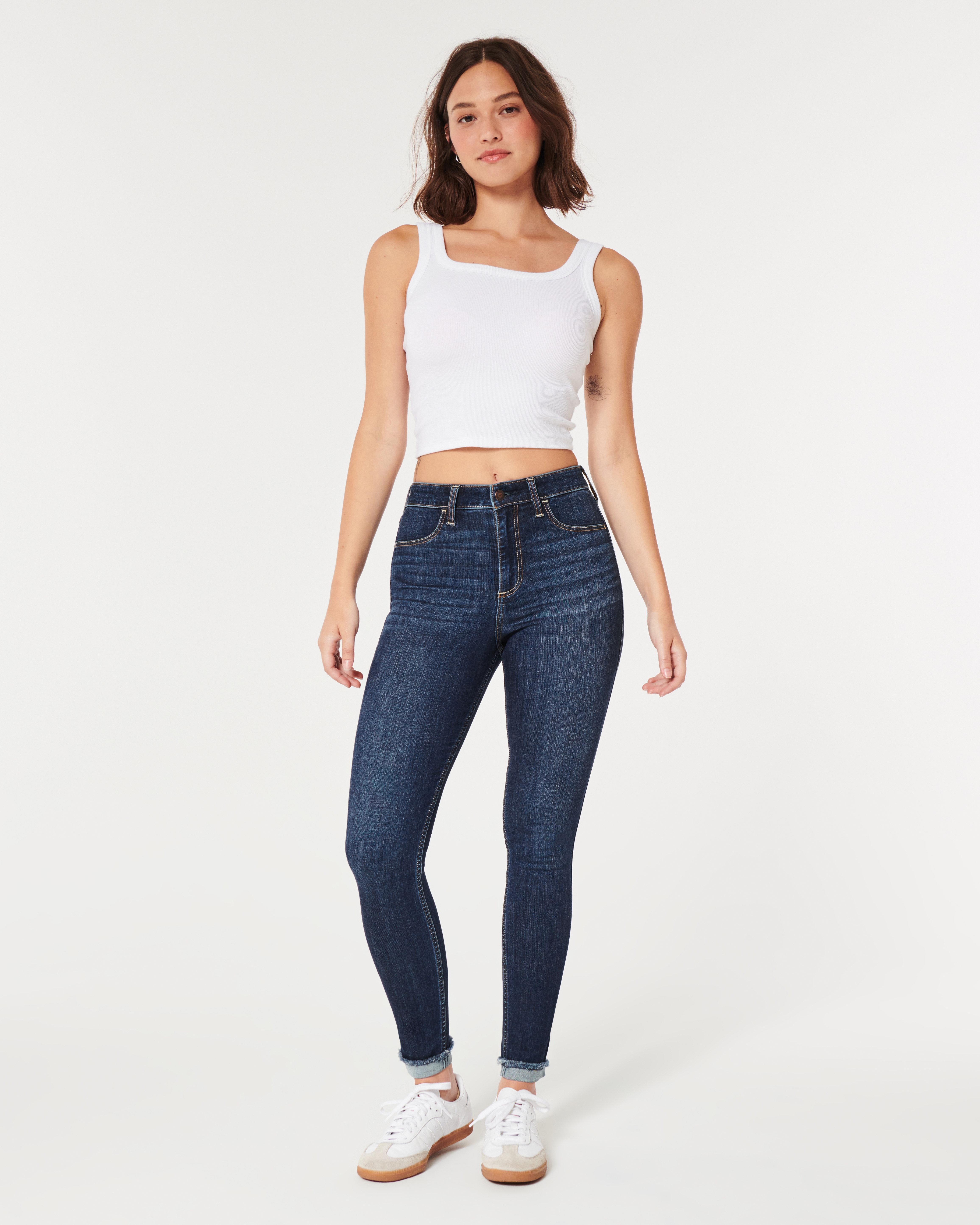 High rise shop jean leggings