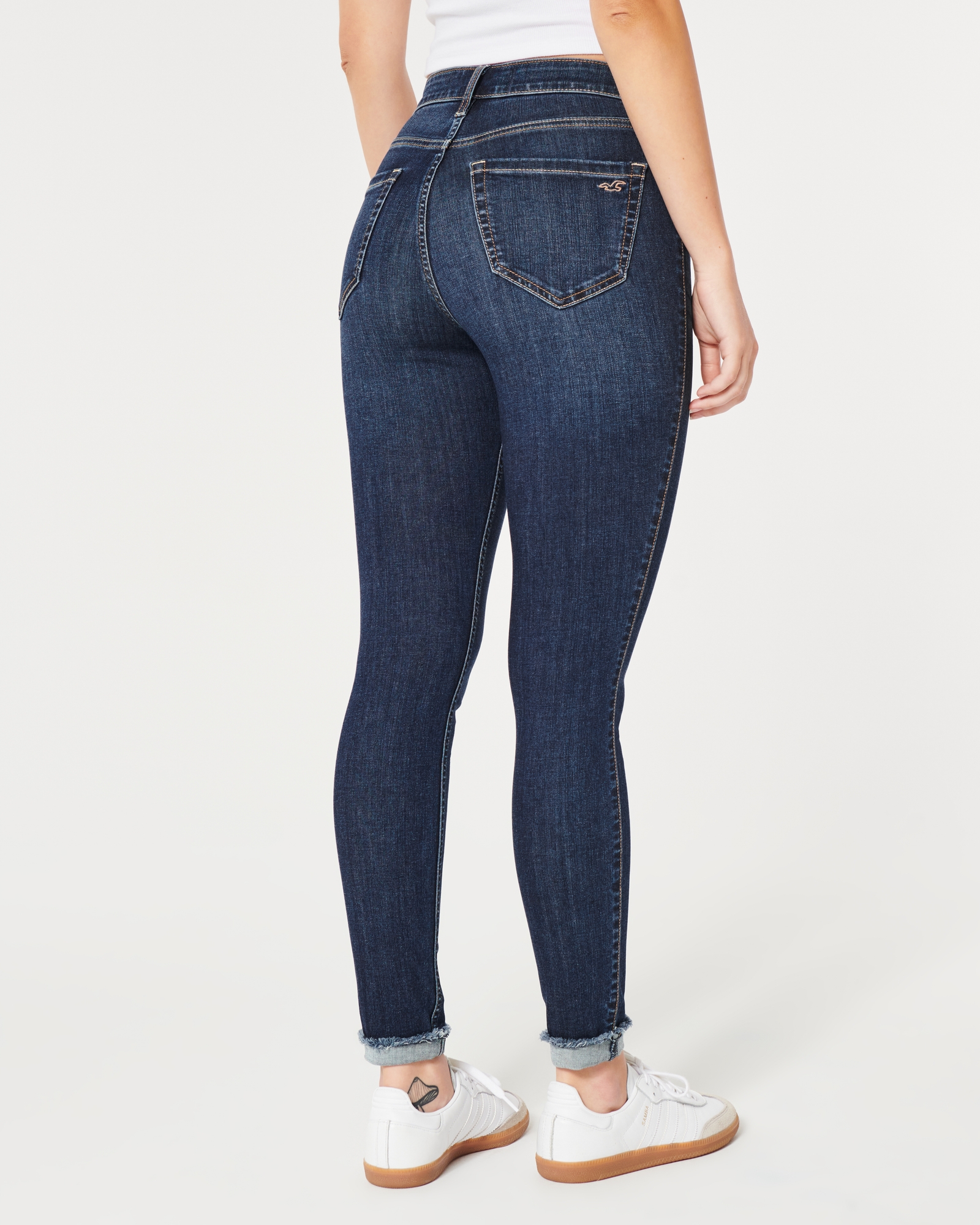 JEANS women Hollister low rise jean leggings size 30