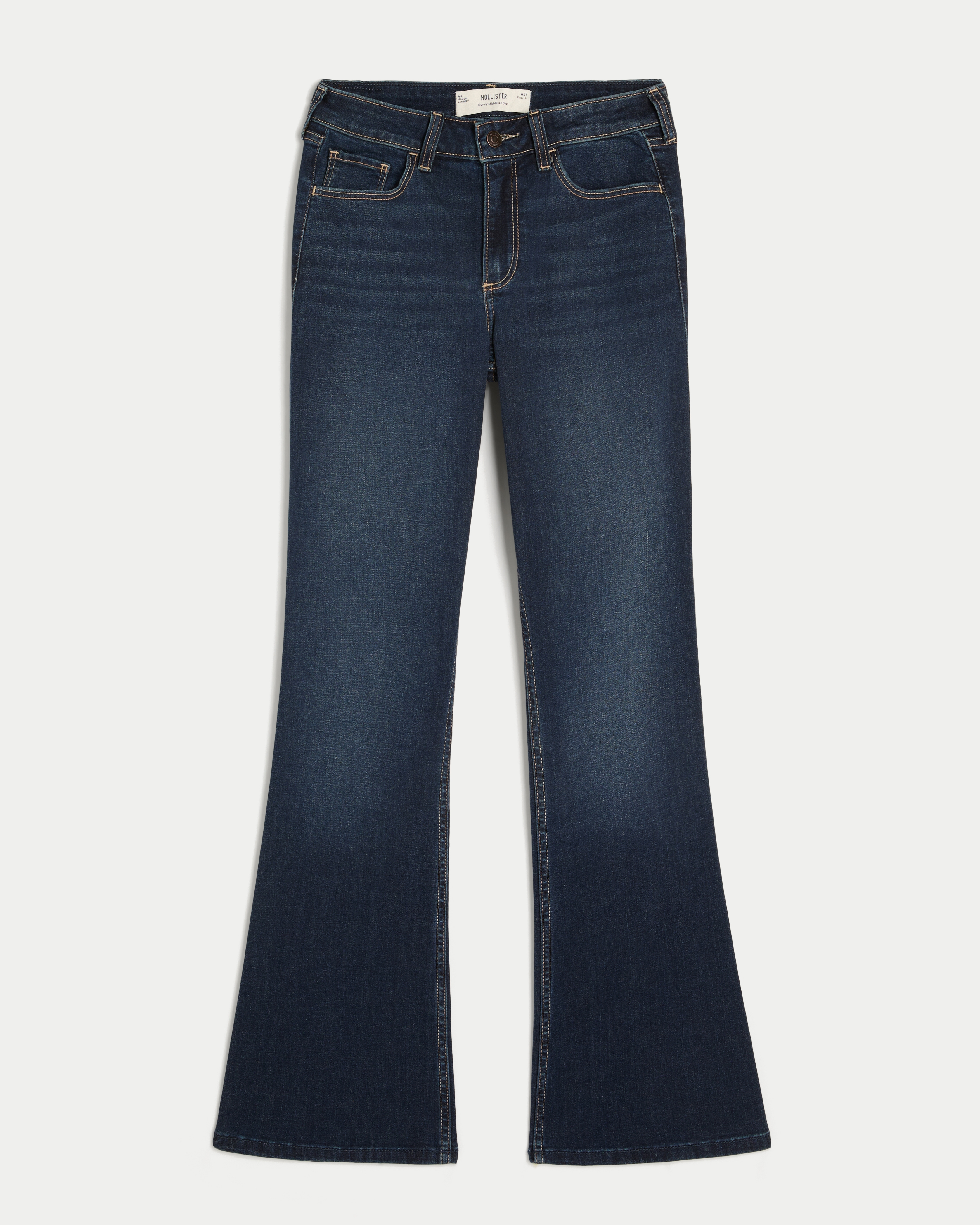 Curvy Mid-Rise Boot Jeans