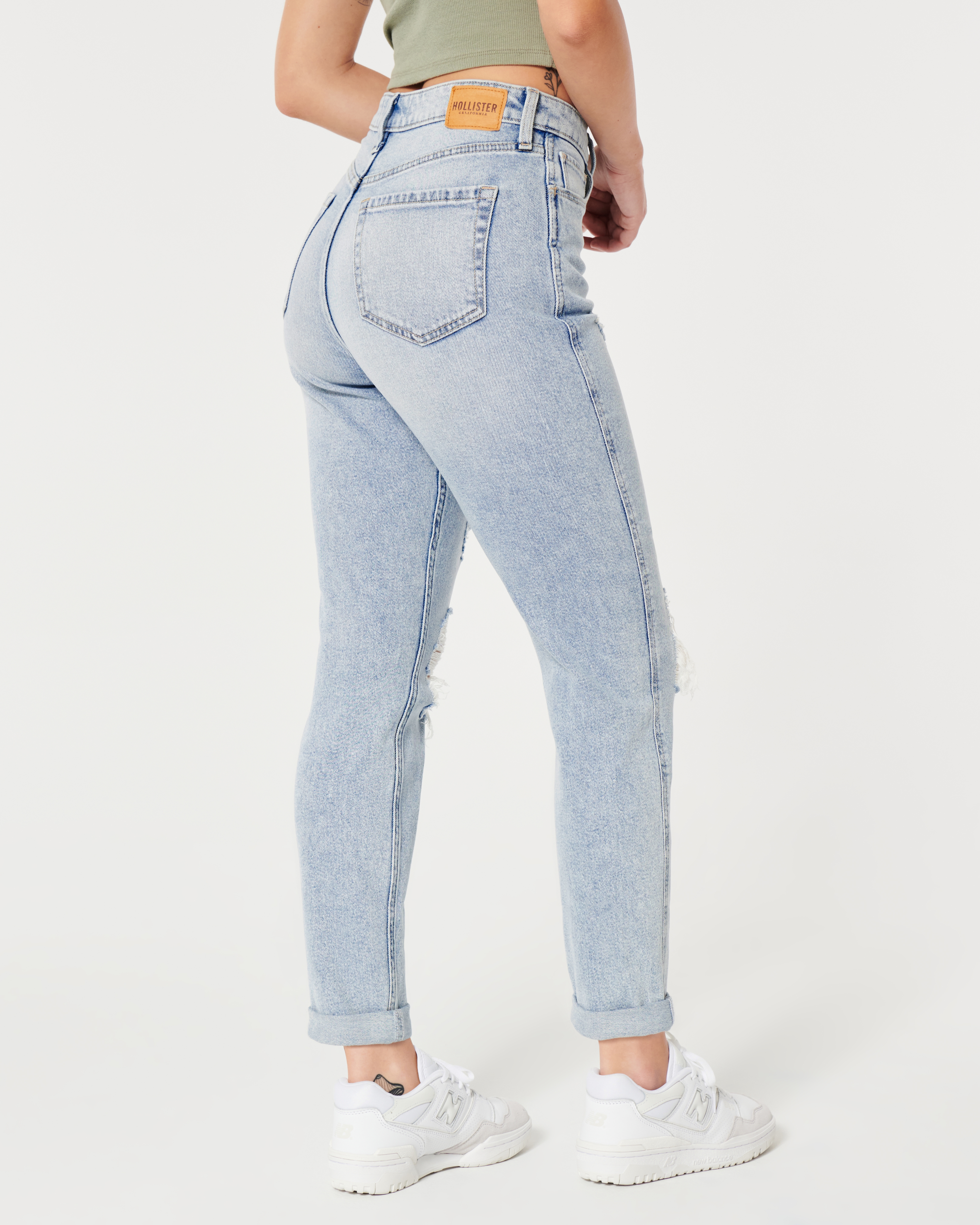 Hollister curvy jeans deals