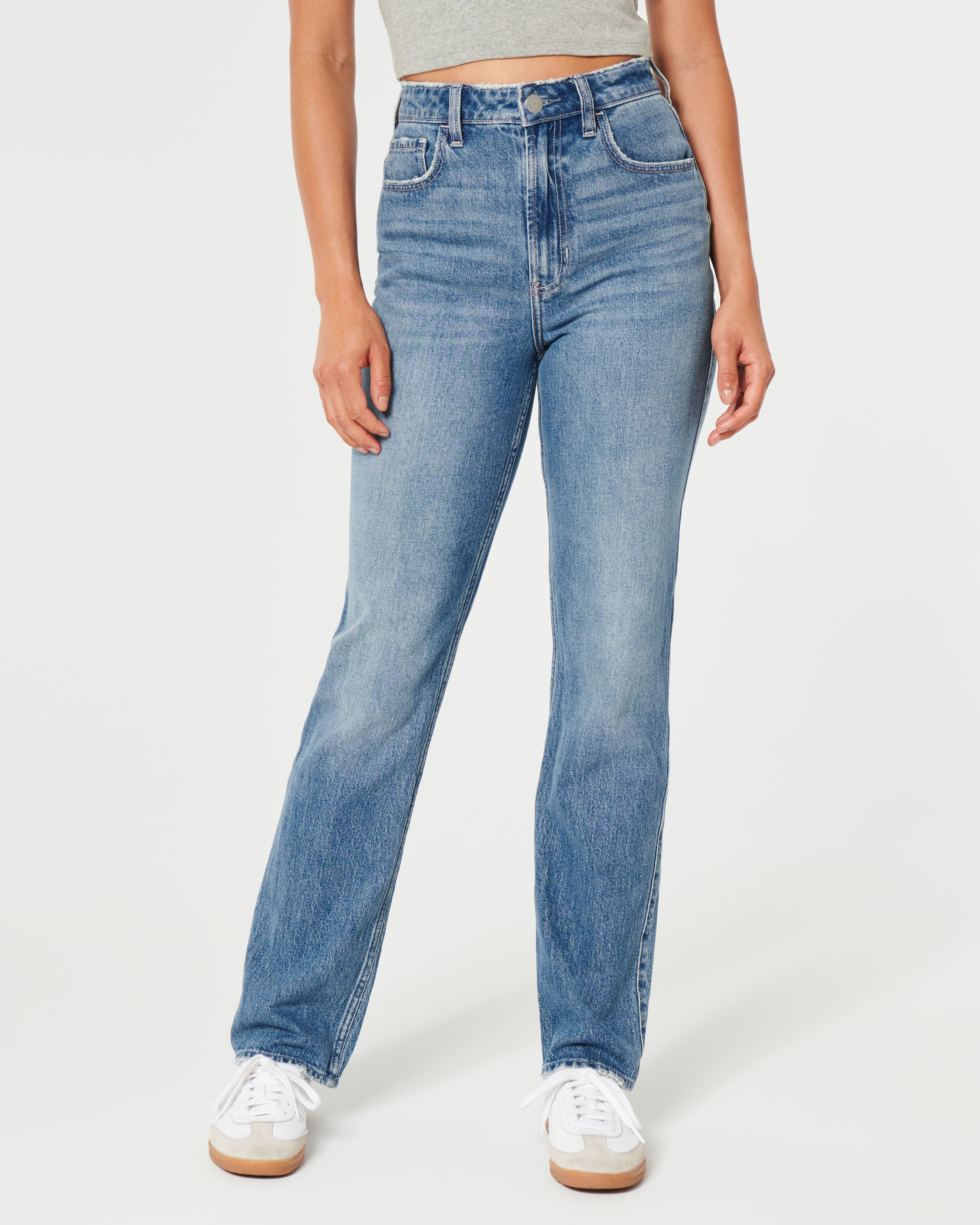 Hollister high rise vintage clearance straight