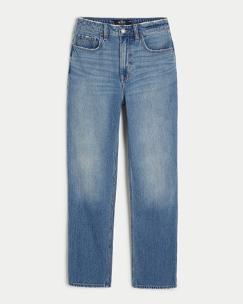 Hollister Light Wash Straight Jeans