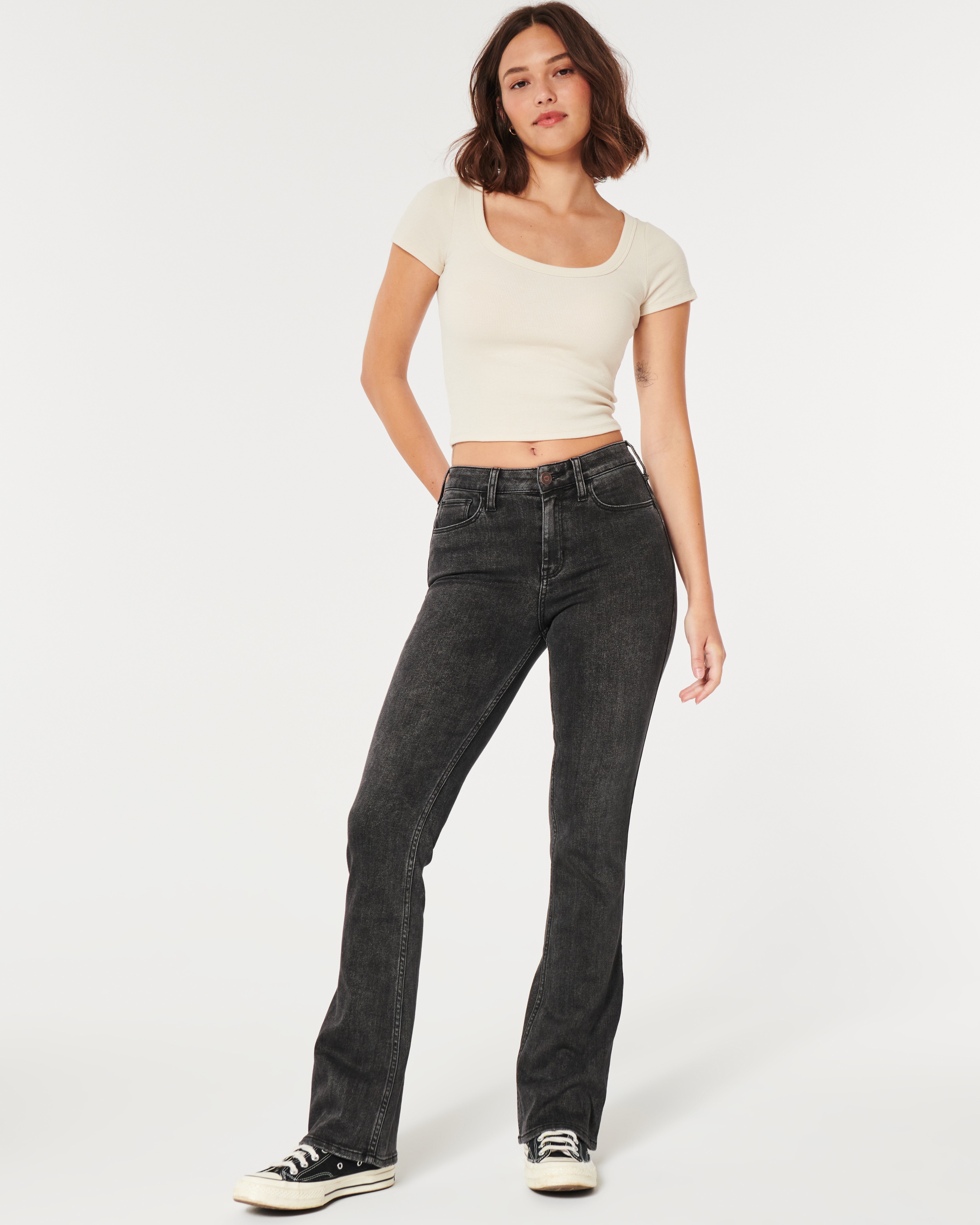 Curvy jeans hollister online