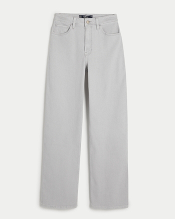 Hollister gray jeans on sale
