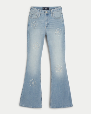 Hollister cheap embroidered jeans