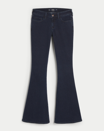 Women's LowRise Dark Wash Flare Jeans Women's Clearance