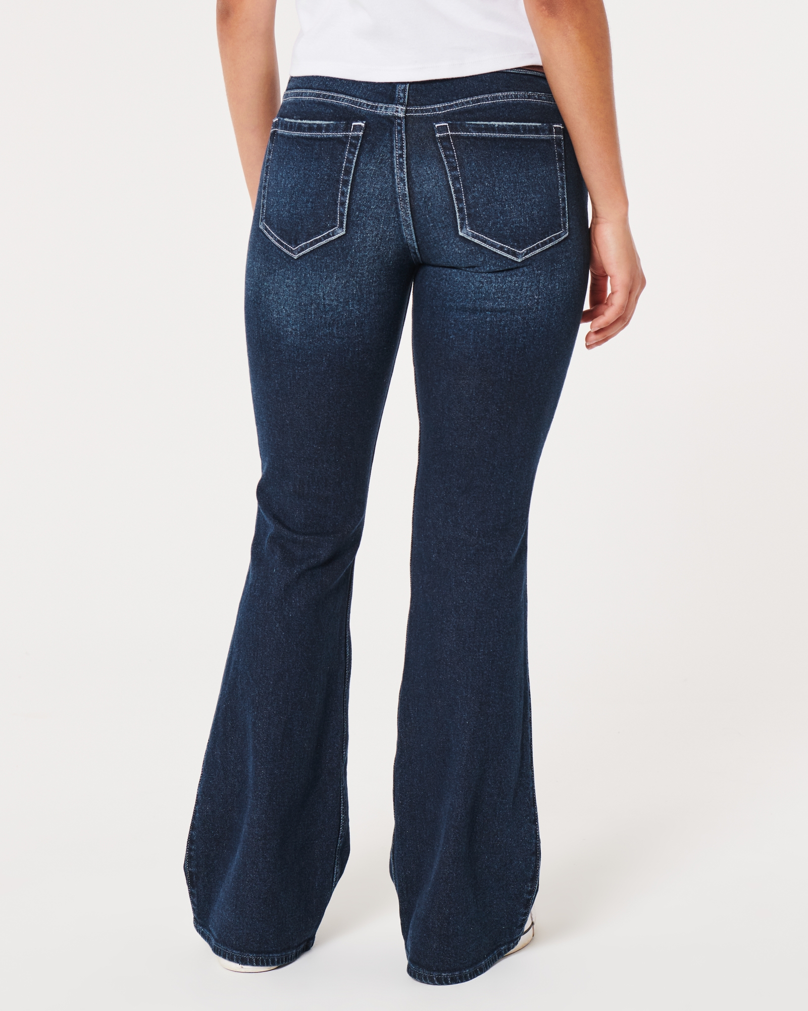 Women's Low-Rise Dark Wash Vintage Flare Jeans, Women's New Arrivals