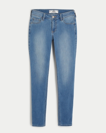 Hollister low rise super skinny jeans best sale