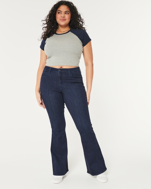 Las mejores ofertas en Hollister Alto Jeans para De mujer