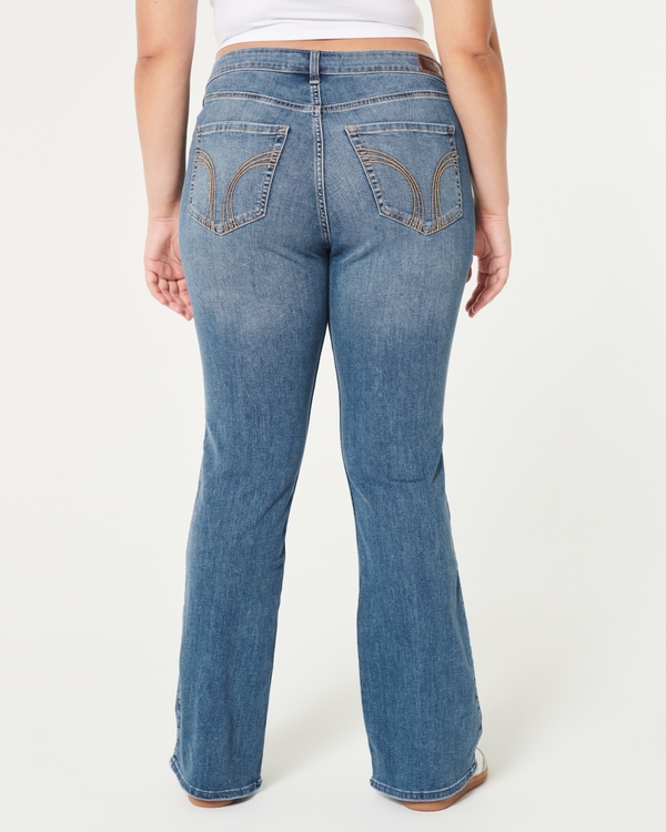 Curvy Mid-Rise Medium Wash Boot Jeans