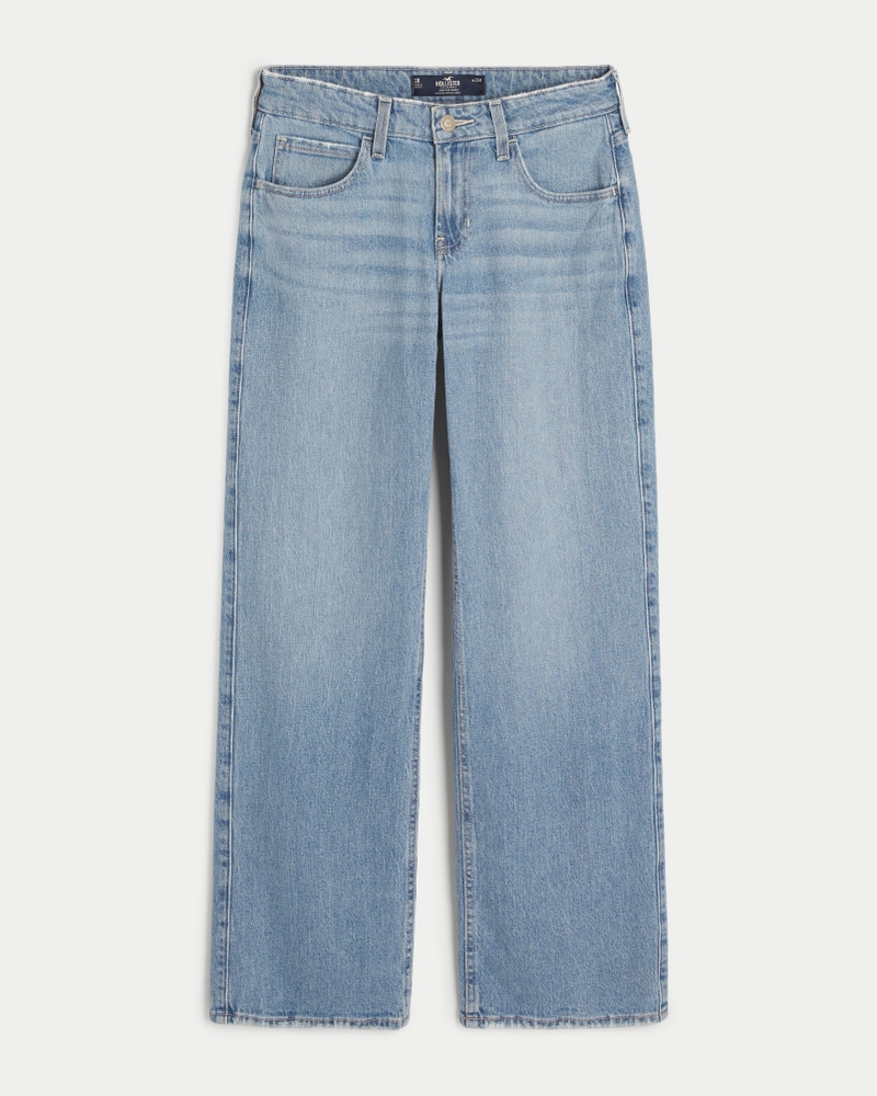 Hollister Womens Size 5R W27 L28 Light Blue Wash Low Rise Jean