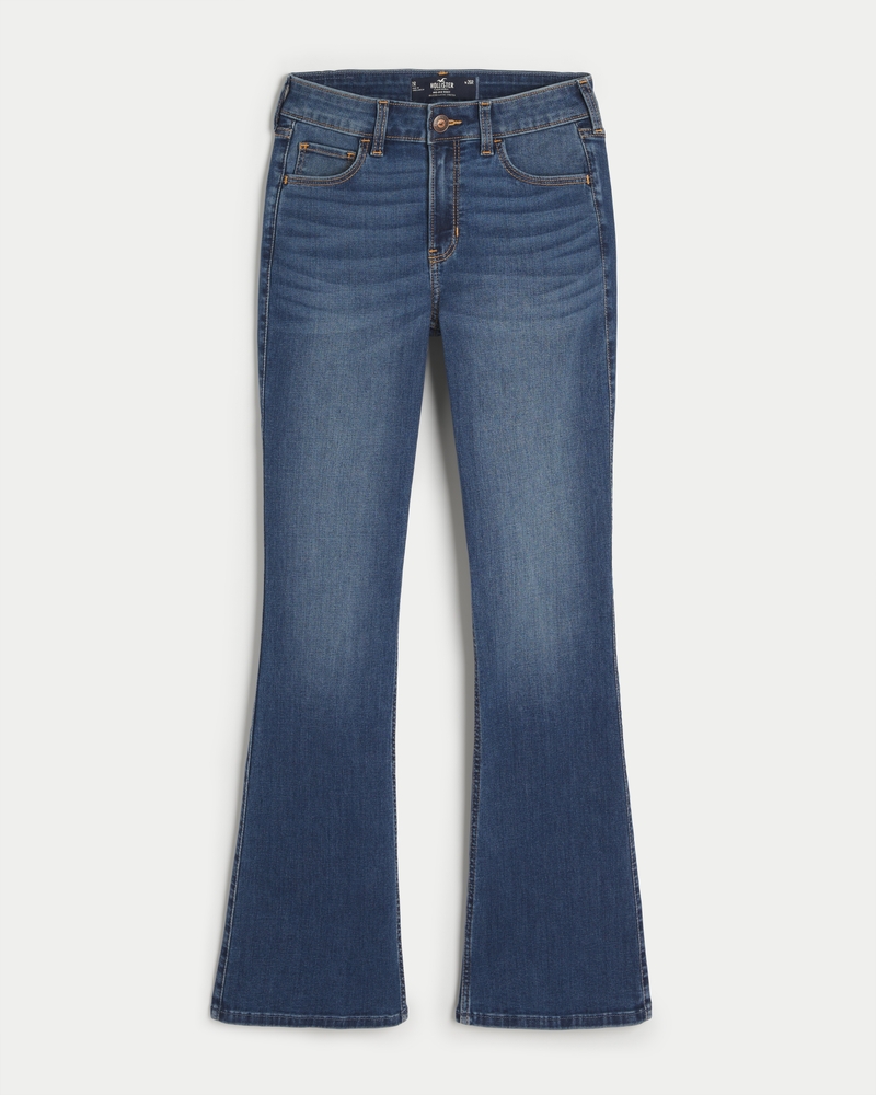 Women's Mid-Rise Medium Wash Boot Jeans