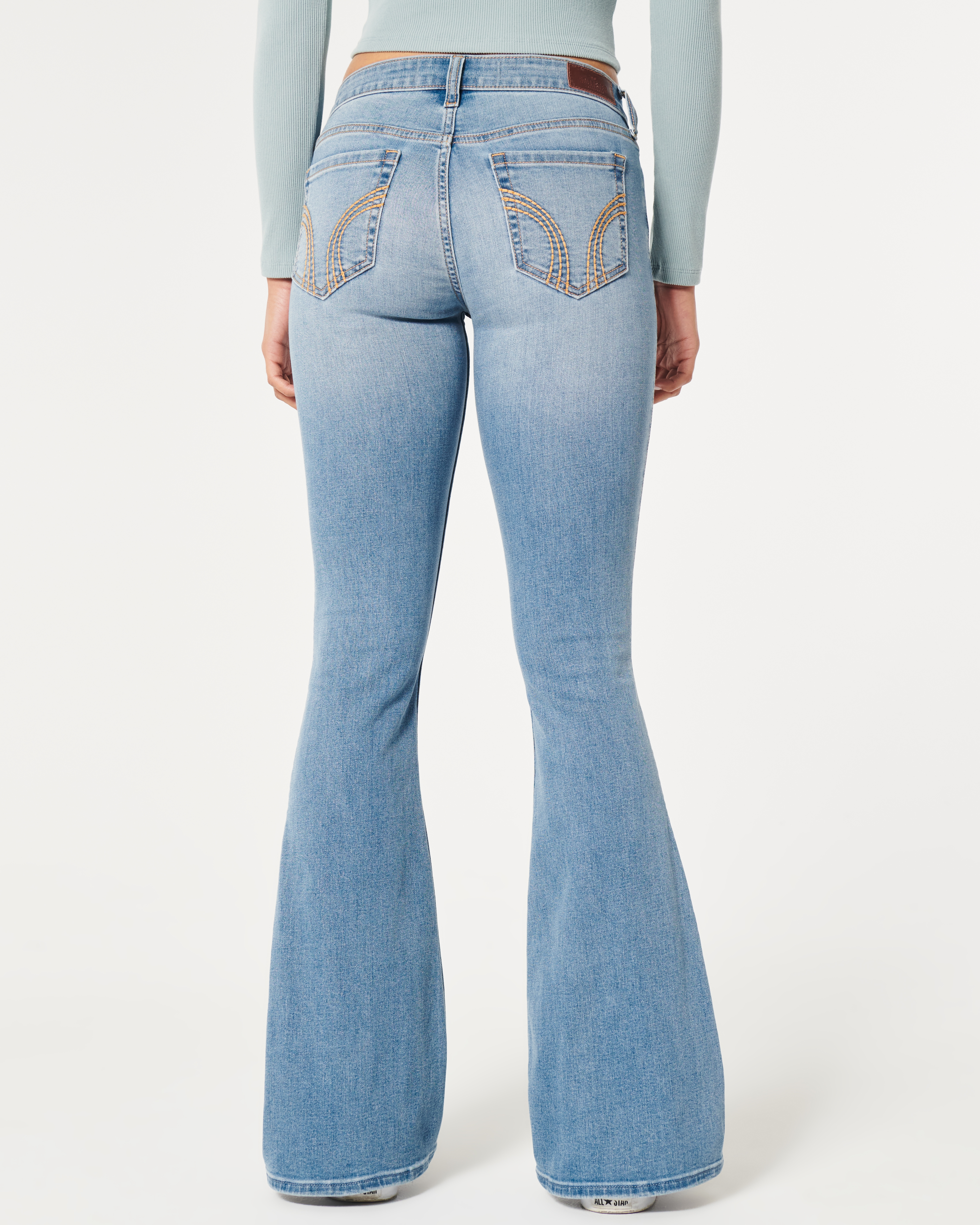 Hollister high waisted flare jeans best sale