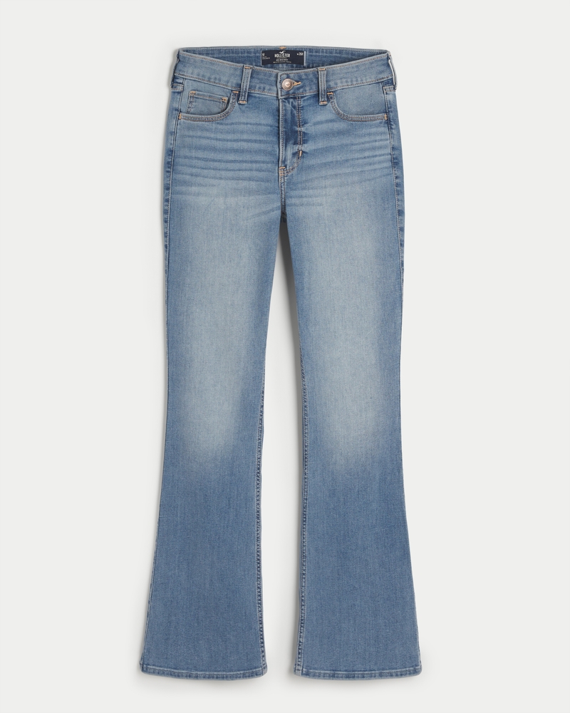 Hollister Social Tourist Low-Rise Light Wash Baggy Jeans