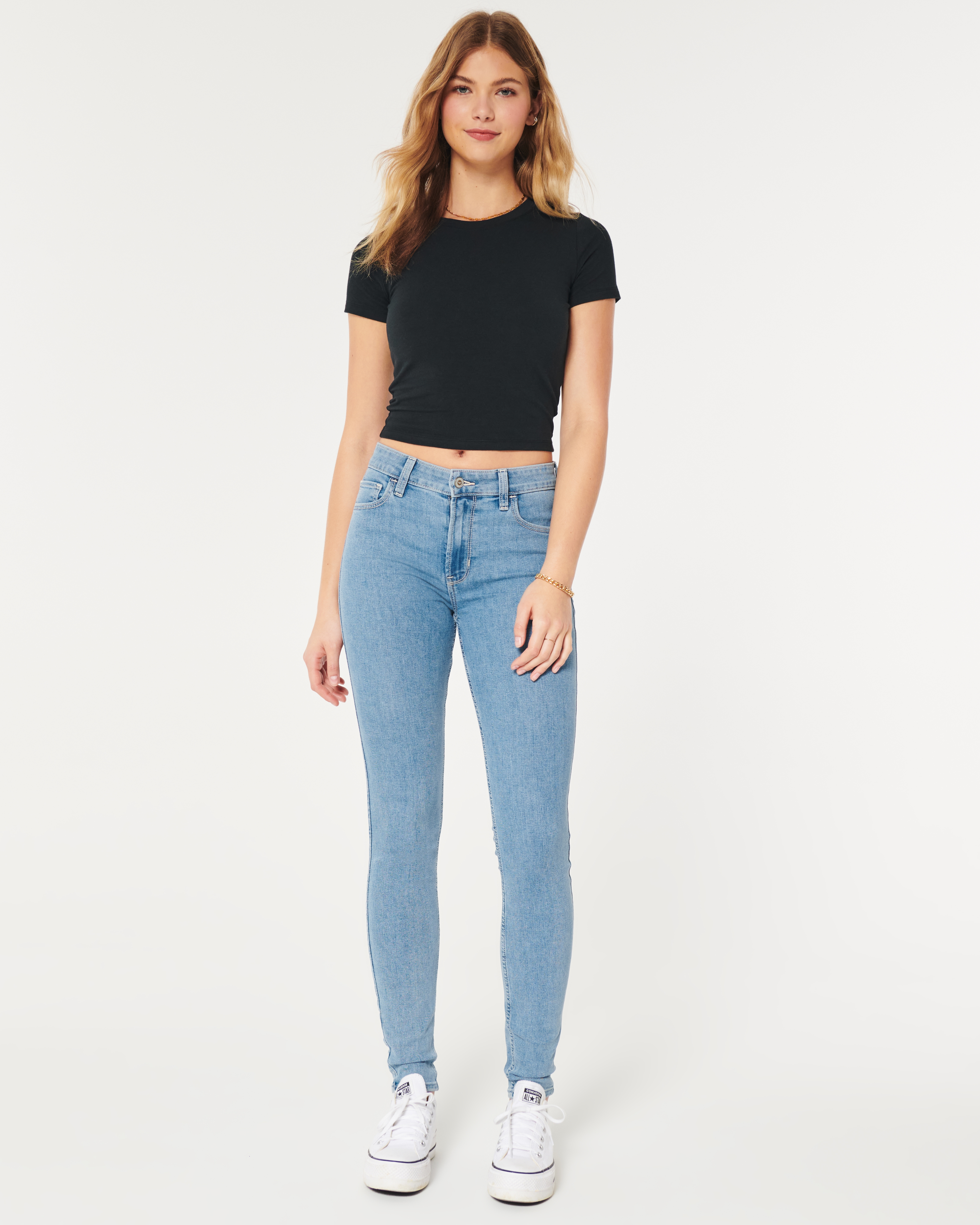 Hollister jeans damen high waist online