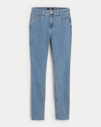 Hollister light wash jeans top