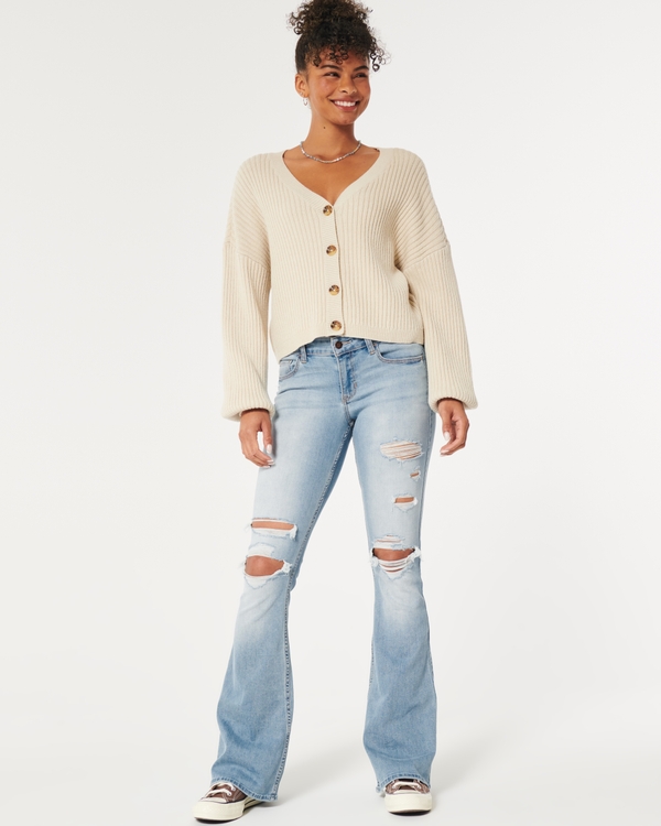 These trendy new ripped Hollister Mom Jeans are the pinnacle of trends  2019. #trends #2019trends #holl…