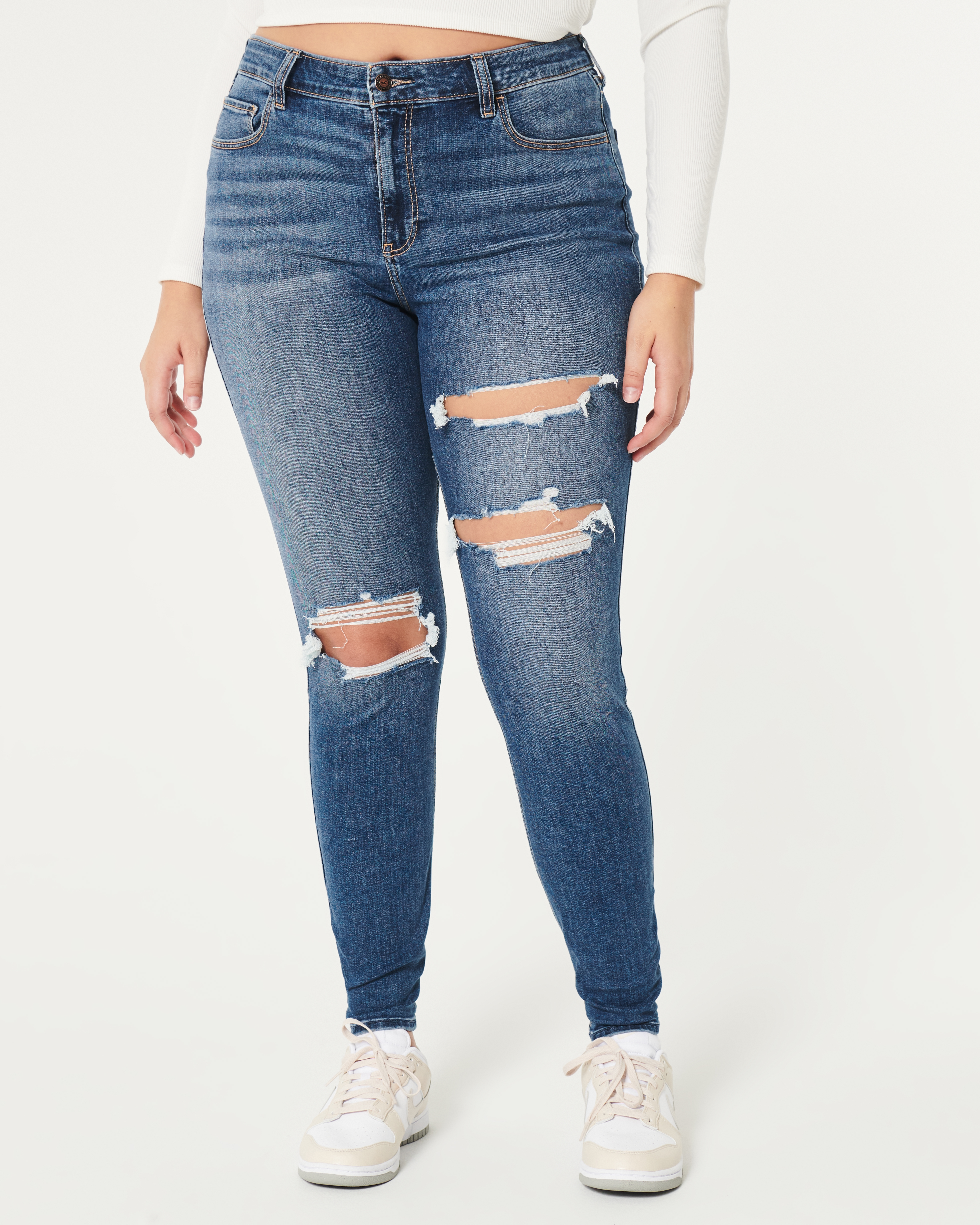 Hollister plus size jeans hotsell