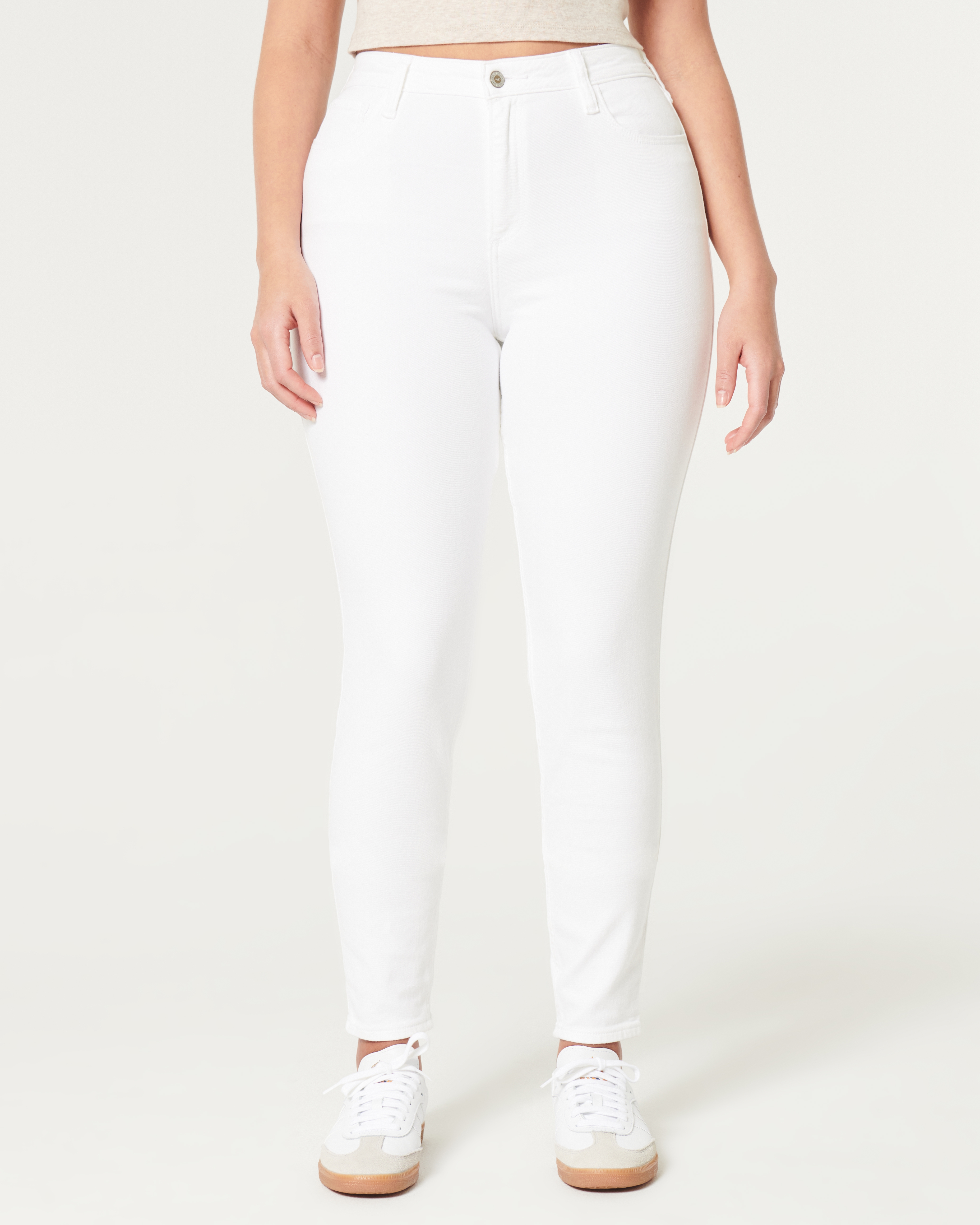 Hollister white jeans hotsell