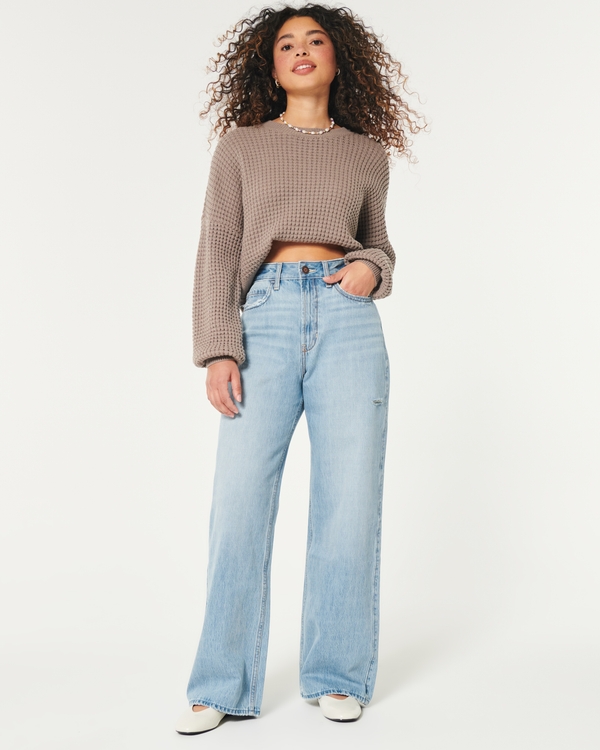 Womens Baggy Jeans - High Waisted Baggy Jeans