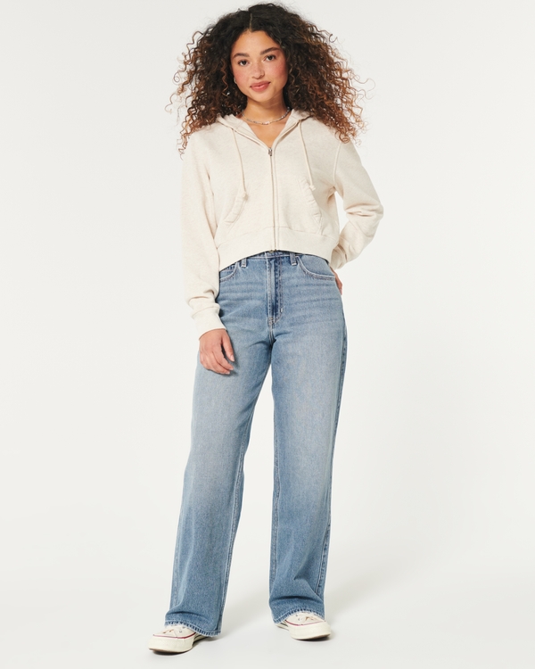 Womens Baggy Jeans - High Waisted Baggy Jeans