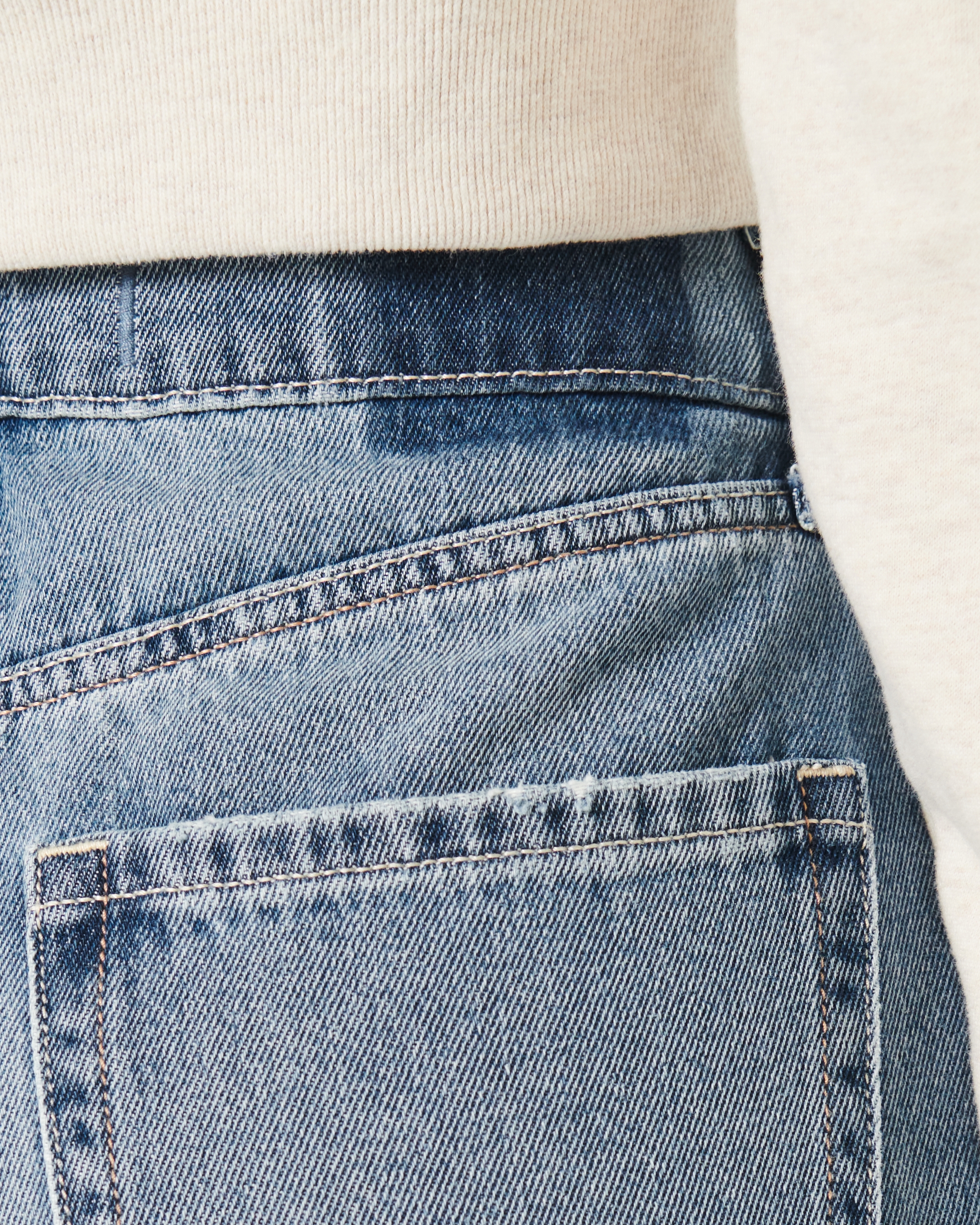 Ultra High-Rise Medium Wash Baggy Jeans