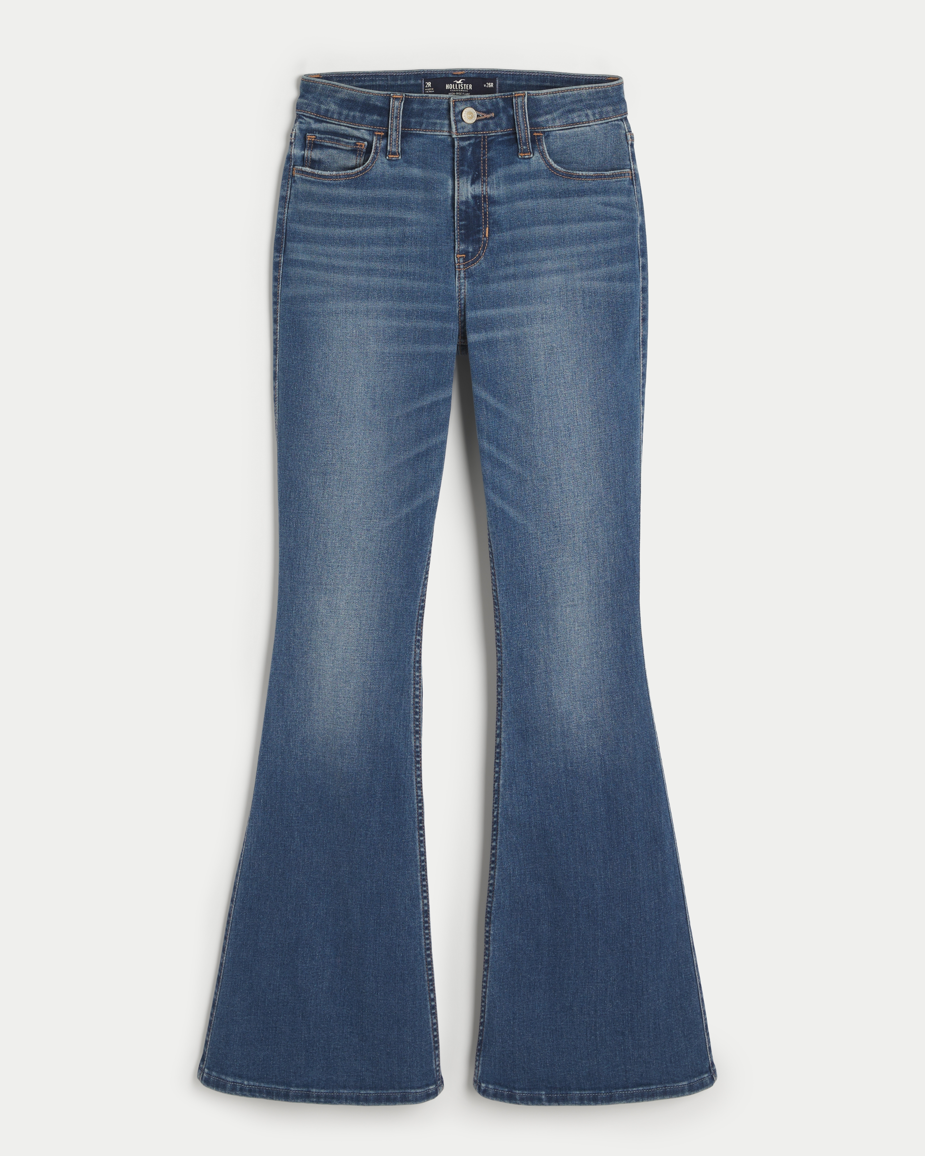 Hollister high 2025 waisted flare jeans