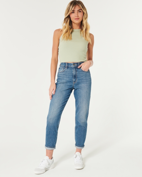 Womens High Waisted Jeans - High Rise Jeans