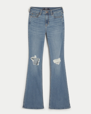 Hollister Hollister Mid-Rise Ripped Medium Wash Jean Leggings 59.95