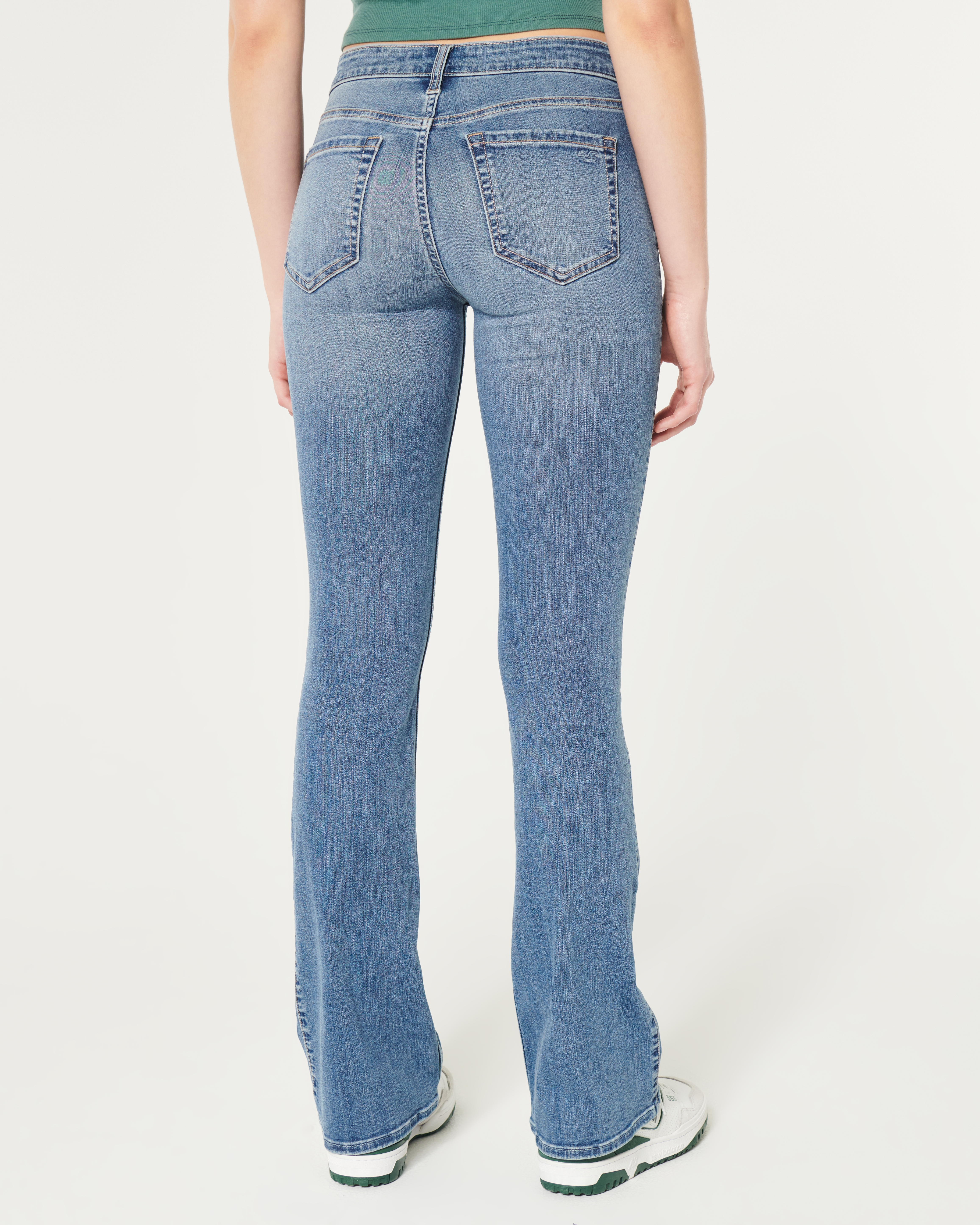 Mid-Rise Medium Wash Boot Jeans