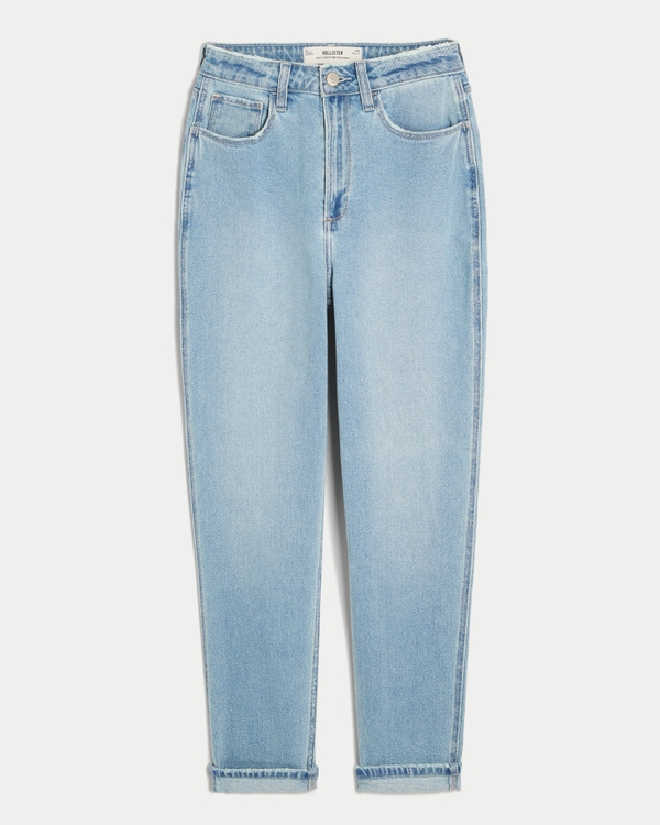 Curvy Ultra High Rise Mom-Jeans in heller Waschung, Hell view 1