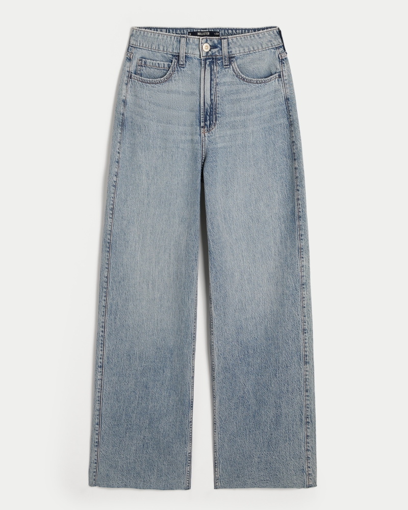 Hollister light blue jeans best sale