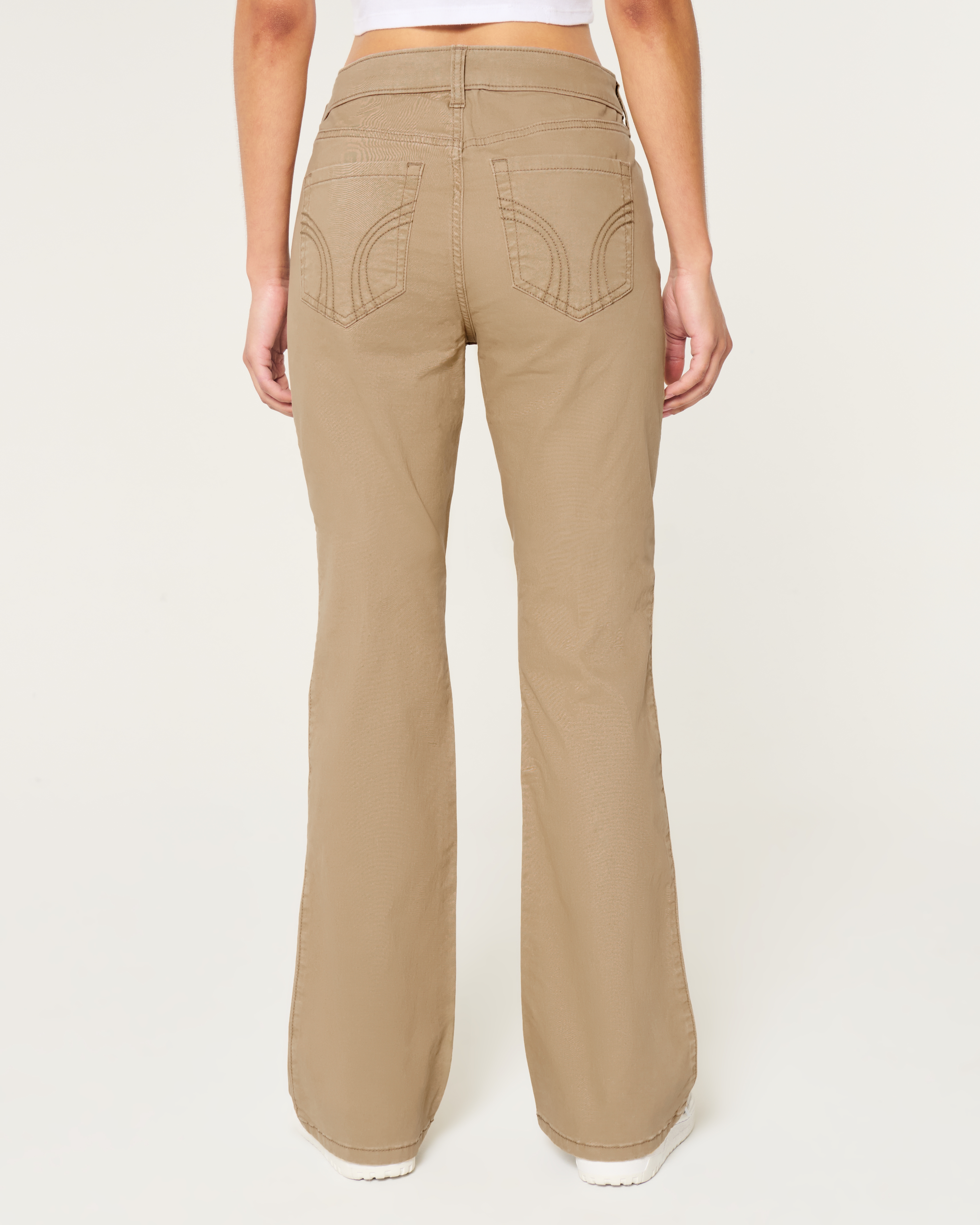 Hollister beige jeans on sale