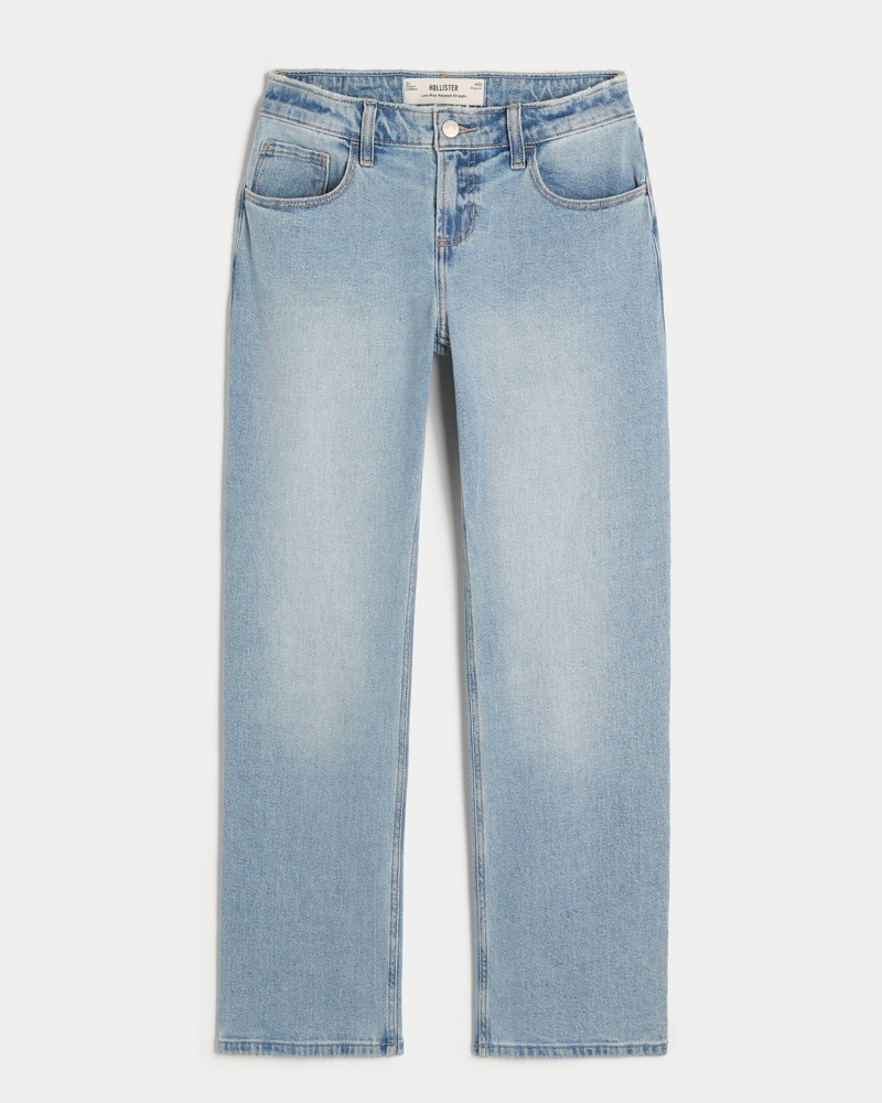 Hollister Women s Low Rise Relaxed Straight Jeans