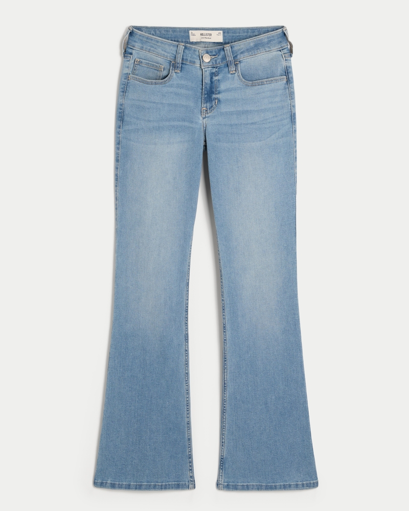 Low-Rise Light Wash Boot Jeans